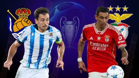 Soi kèo Sociedad vs Benfica 00h45 ngày 9/11 trong khuôn khổ bảng D của Champions League 2023/24