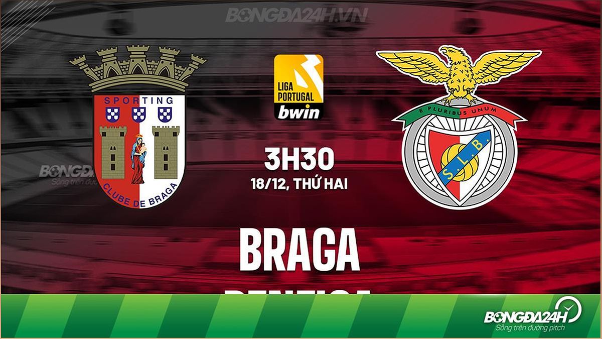 Nhận định trận đấu Braga vs Benfica: Trận chiến hấp dẫn giữa hai đội bóng hàng đầu Bồ Đào Nha - 781667224