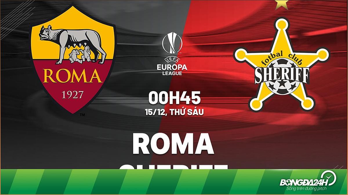 Nhận định trận đấu Roma vs Sheriff: Hy vọng ngôi đầu bảng - 1800815